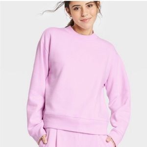 A New Day Target Oversized Pink Sweatshirt (matching sweatpants also listed)